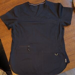 Black Scrub Set